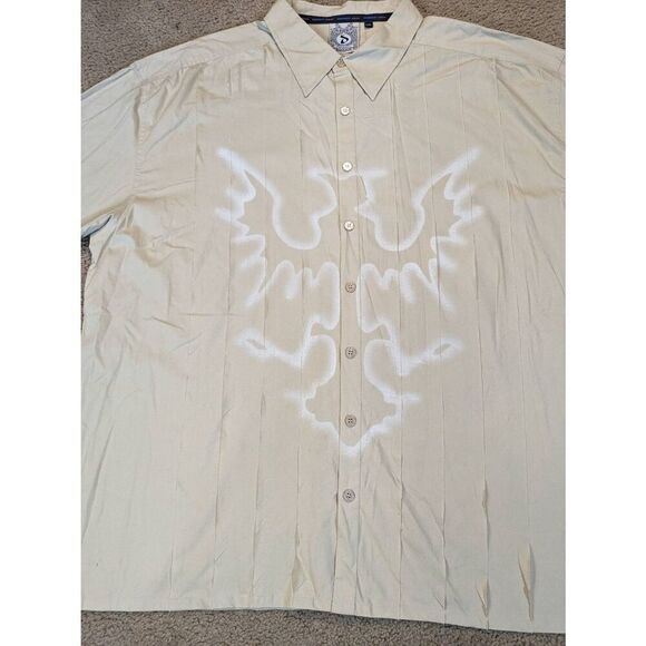 Davoucci vintage designer button down shirt. Size 3X good condition. - Picture 15 of 16